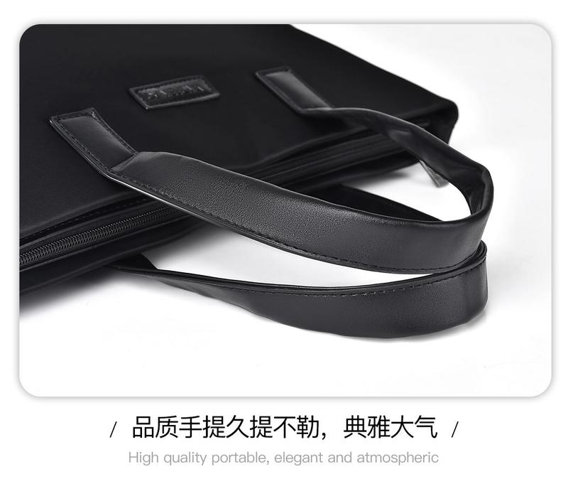 Product Introduction of Men's Simplicity Fashion Oxford Cloth Handbag A4 File Data Packet Daily Office Travel Portable Meeting Men's Bag 25