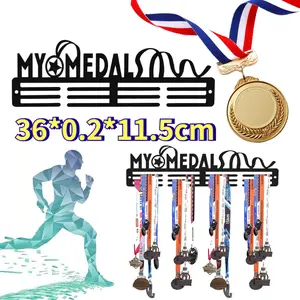 36cm Gantungan Medali Dinding Medal Hanger Runner Cycling Bola Basket Sepak Bola Medal