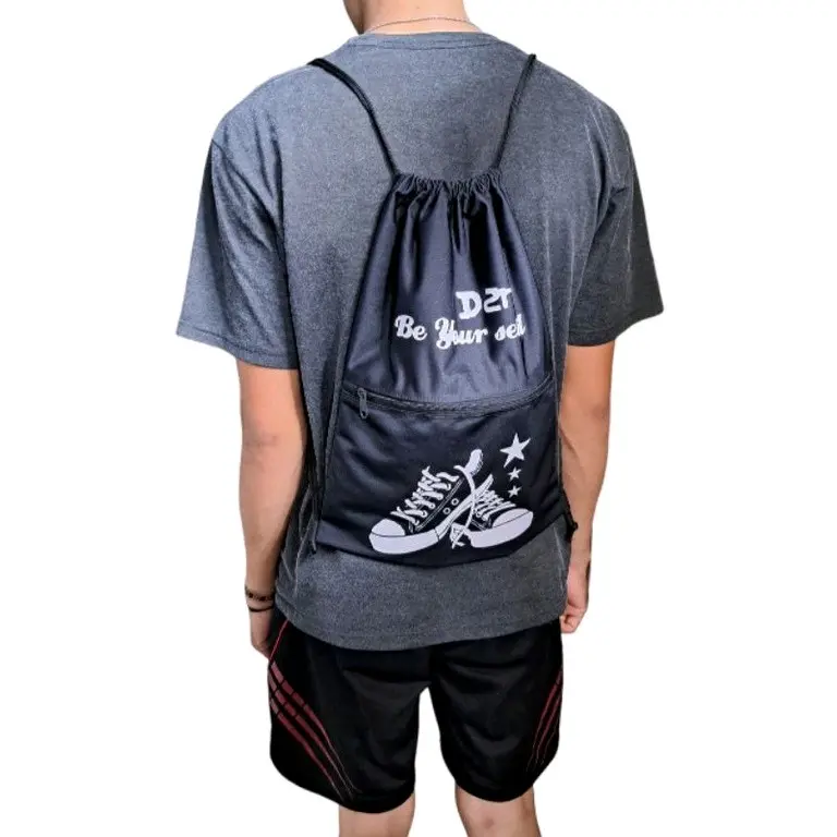 Tas Sepatu Futsal String Bag Tas Ransel Olahraga Tas Serut Gambar Sepatu Gymsack 1