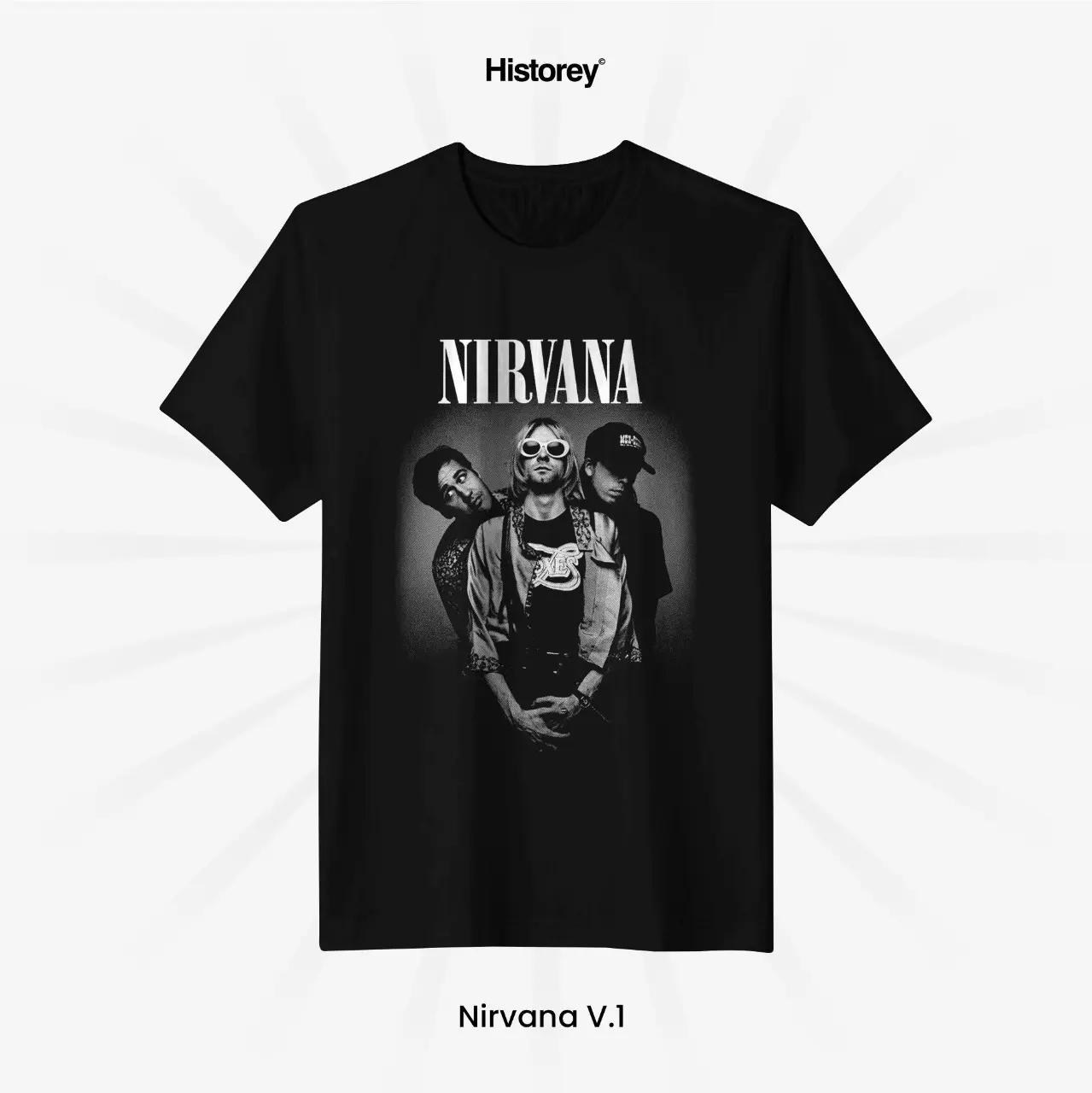 T- shirt | Kaos Band | Nirvana V.1 Premium Cotton Combed 24s |   baju distro pria  simple  nyaman  Sablon Vintage Standar Tshirt Oblong Dewasa Keren
