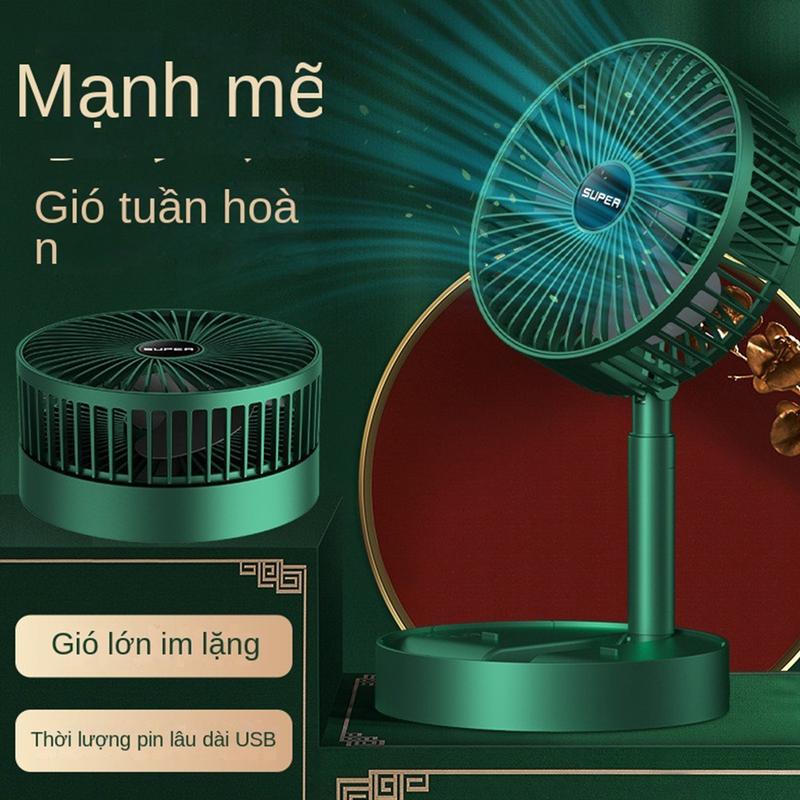 [GIÓ NHẸ] Quạt tích điện gấp gọn giá r.ẻ . Quạt pin trâu gấp gọn dùng 1.5h-4h mini S.uper tíchđiện pintrâu 50000000mp QuạT Fan
