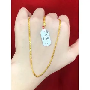 Kalung rantai 5gram panjang 60cm 375 elegan anti karat dan luntur ada nota dari toko