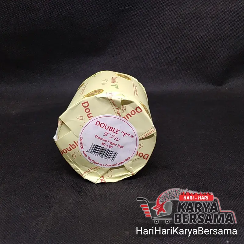 DOUBLE "F" KERTAS STRUK KASIR THERMAL PAPER ROLL 80MM X 80MM 0