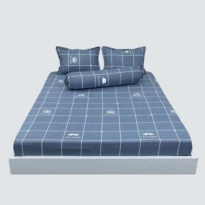 Bộ ga gối poly cotton 3 món Thoáng khí 3