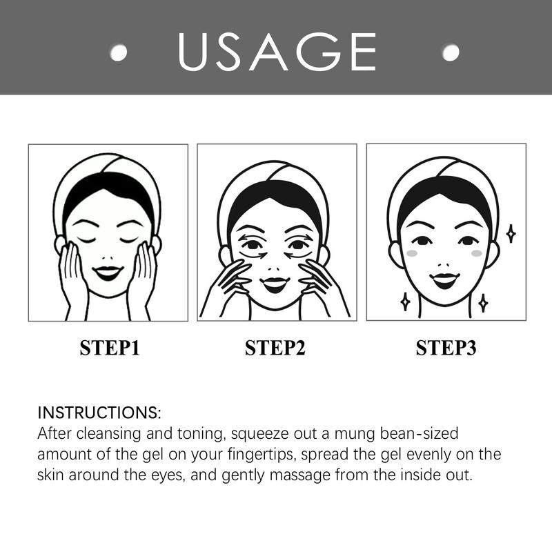 Product Introduction of West & Month Eye Firming Gel Fading Wrinkle Eye Bags Moisture Replenishment Firming Eye Skin Eye Cream Comfort Skin Care Hydrate Moisturizer Moisturize 5