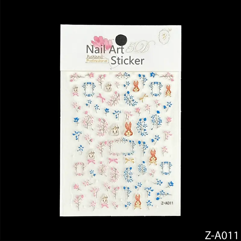 Bộ Sticker Làm Nail Ngẫu Nhiên - Sản Phẩm Nữ 5