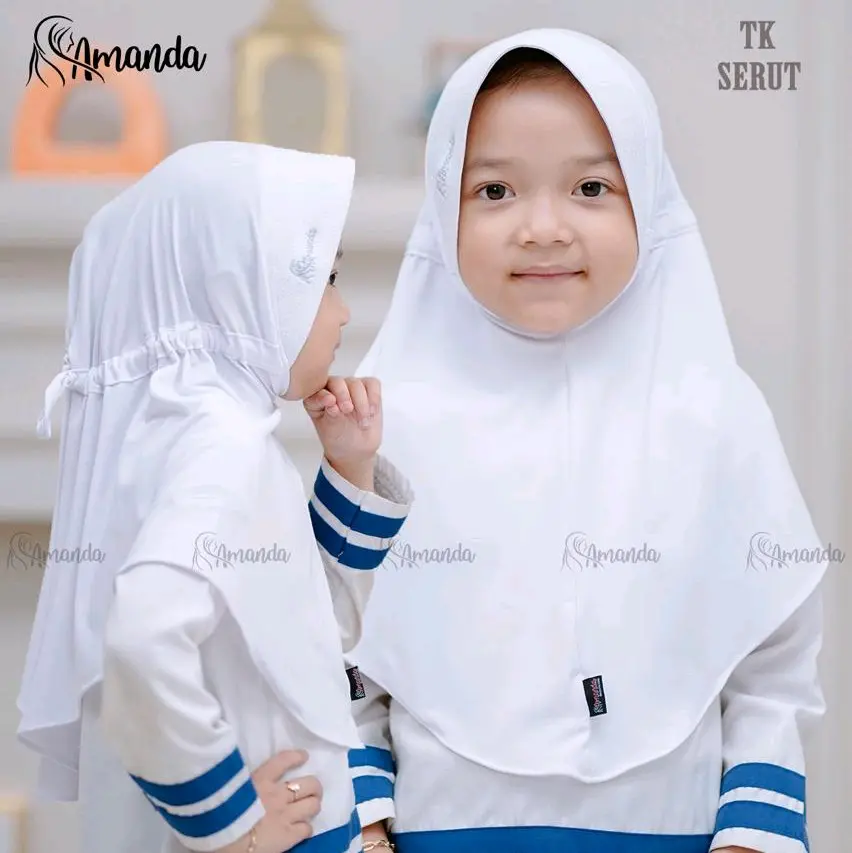 Hijab Serut Amanda size S 4 s.d 7 tahun