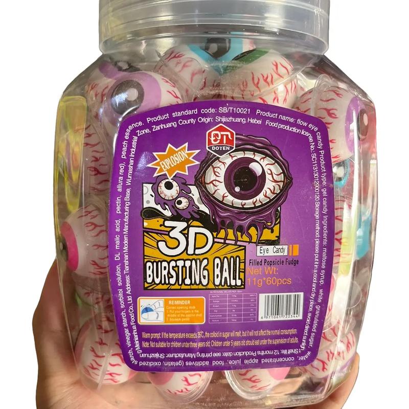 Hộp 60 chiếc kẹo dẻo hình con mắt Candy Ăn Vặt Food