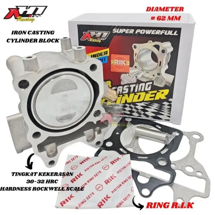 BORING BLOCK BLOK SEHER BORE UP VARIO 125 150 PCX 150 62 MM 62MM - 62 MM PIN 14
