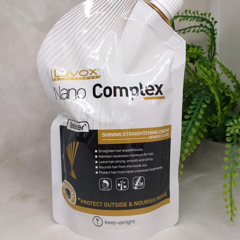  Thuốc duỗi tóc phủ bóng 3 trong 1 Lavox Nano Complex 