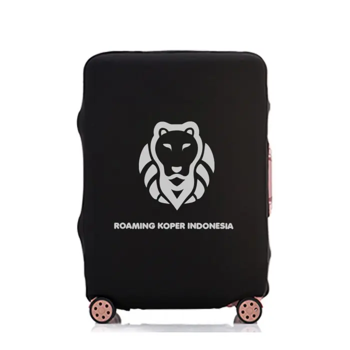 DISKON Roaming Cover Kain Elastis Sarung Koper Logo Roaming 20 Inch - 30 Inch - Pink, 28 6