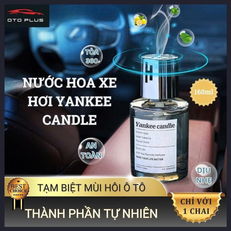 Chai Tinh Dầu Nước Hoa Yankee Candle Car&Family Khử Mùi Trong Phòng ngủ Phòng Khách Trên Xe Khuyếch Tán Hương Thơm 360 Độ An Toàn Cho Phụ Nữ Và Trẻ Nhỏ