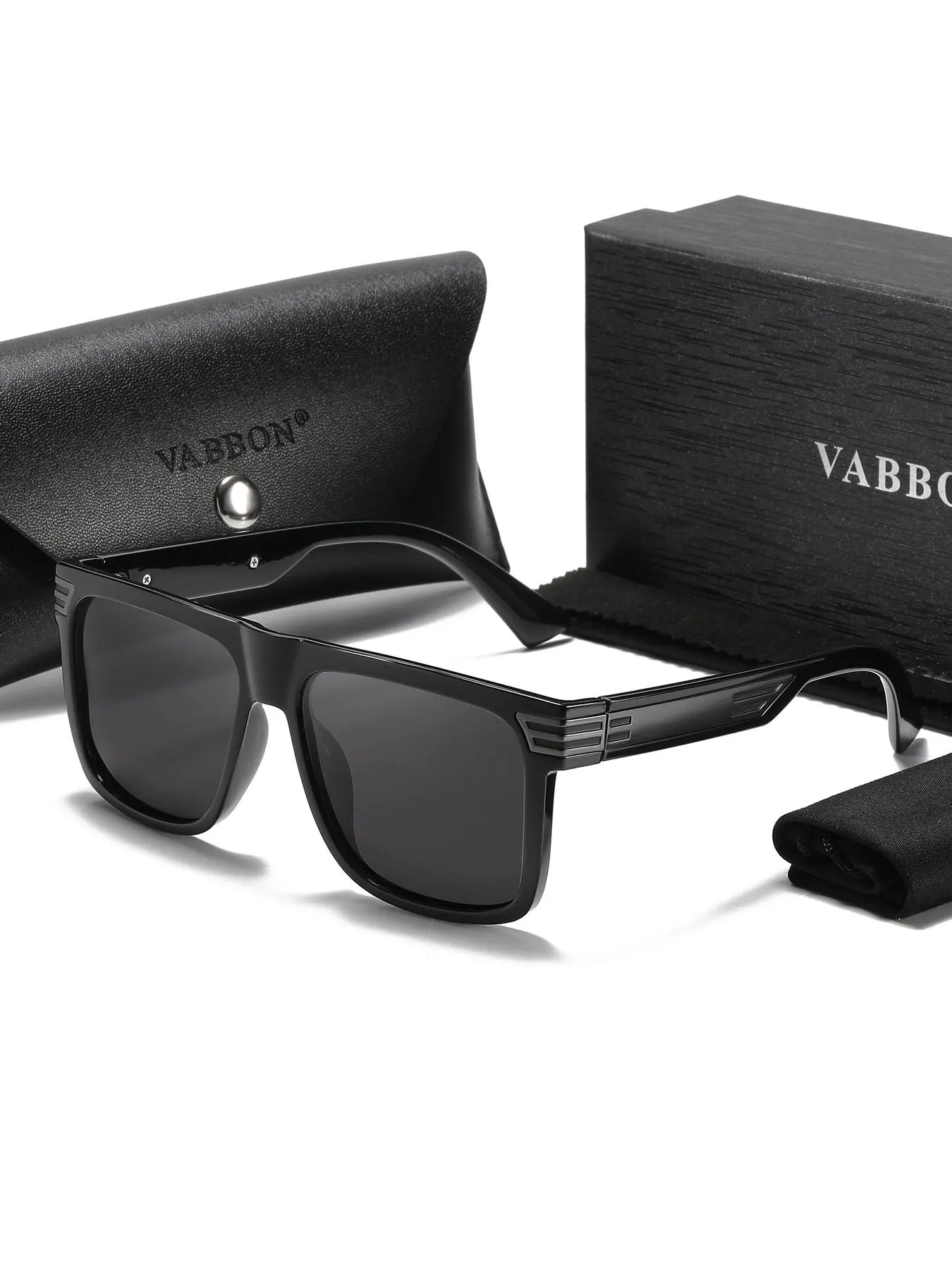 Unisex Simple Style Square Frame UV400 Sunglasses, Trendy Casual Polarized Sunglasses for Everyday Use, Fashion Accessories for Outdoor Activities