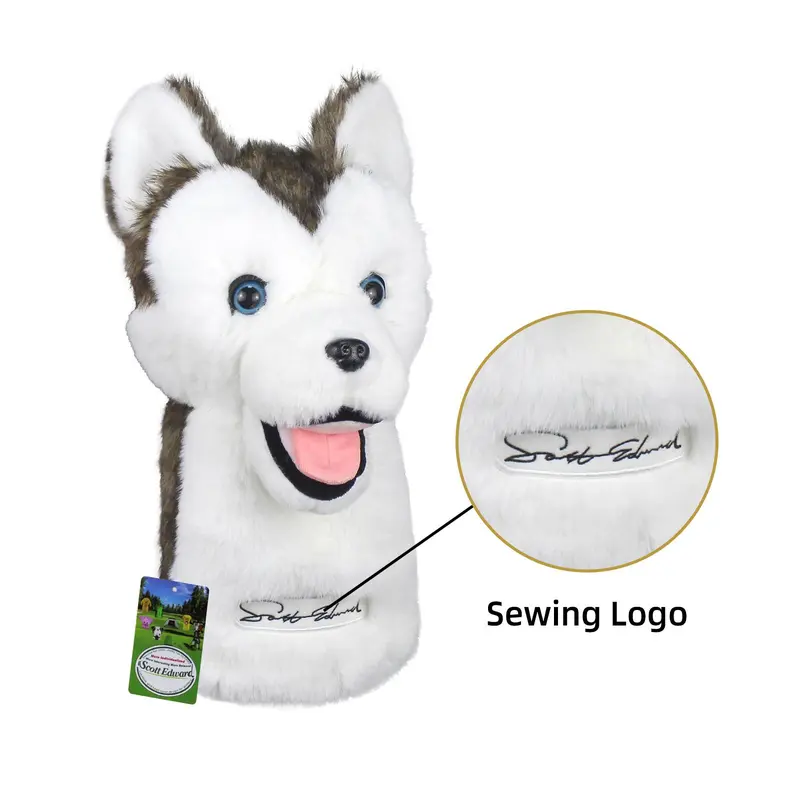 Cartoon Pattern Golf Club Headcovers, Animal Design Golf Club Head Cover, Golf Club Headcover for Men & Women, Golf Accessories 5