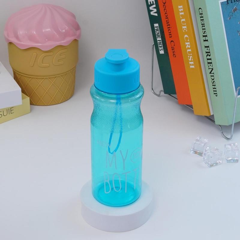 Portable Large Capacity Water Bottle, 1 Count Leak Proof Drinking Bottle, Drinking Cup for Home Office School Outdoor, Drinkware 3