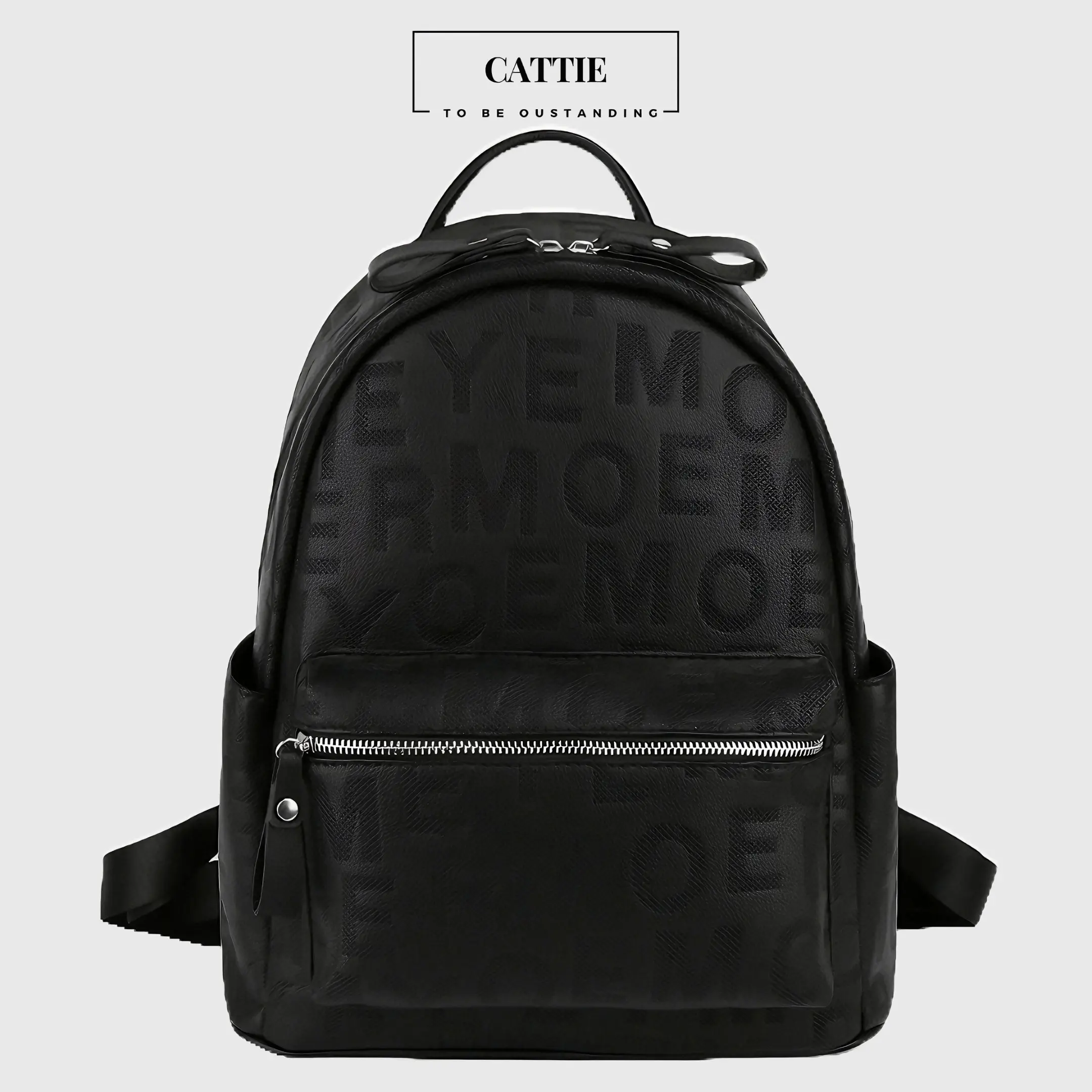 Balo Da Thời Trang Nam Nữ Balô da Lv Da Pu Cao Cấp Balo unisex Cặp Đi Học Đi Chơi Balo Đựng Laptop 14 Inch  Bag Đeo Vai Backpack CATTIE CB020 Nhung Đồng