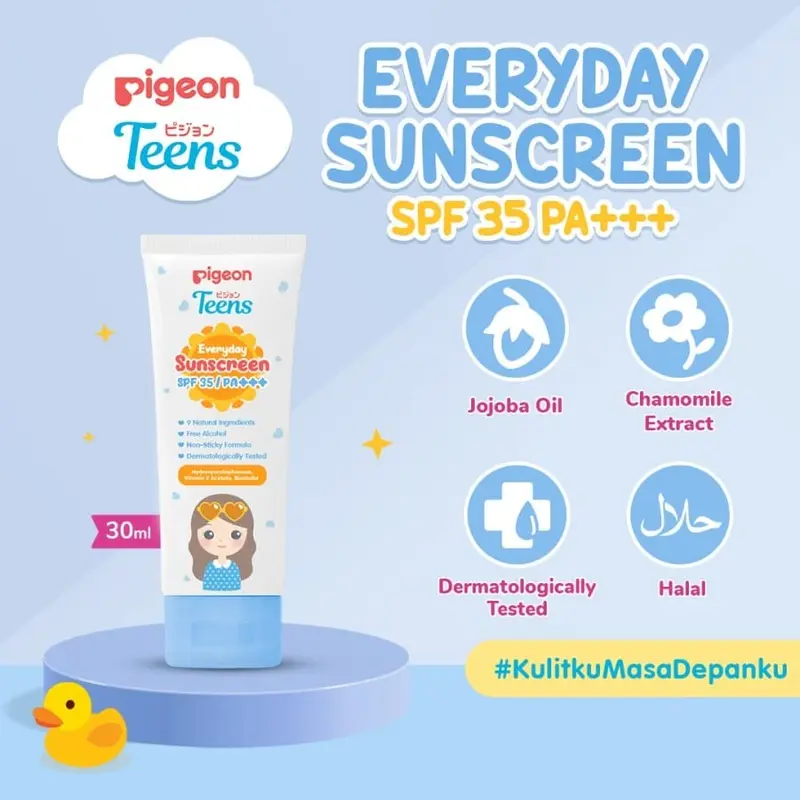 Pigeon Teens Facial Wash Acne Ranger Gel / Toner / Moisturizer Sunscreen SPF35/PA+++ Perawatan Jerawat Aca Baby Essential spf 50 mencerahkan 2