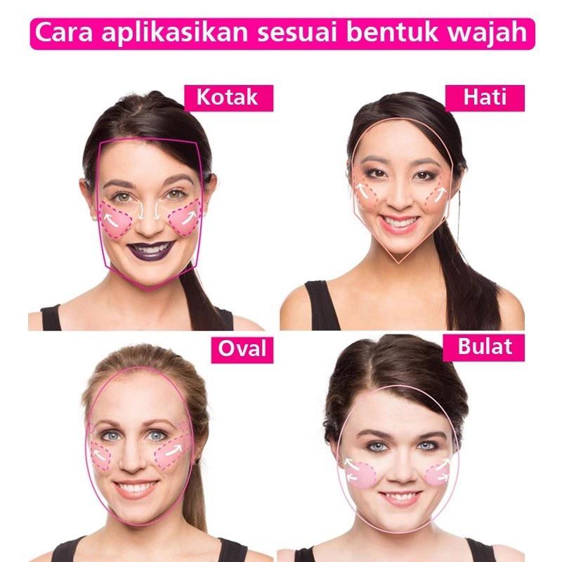 BRASOV Blush On Shade 01 & 02 Pigmented Perona Pipi BPOM 1