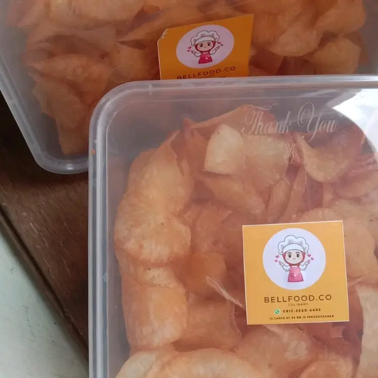 Keripik Singkong Pedas Balado Camilan Snack Food Kripik 7