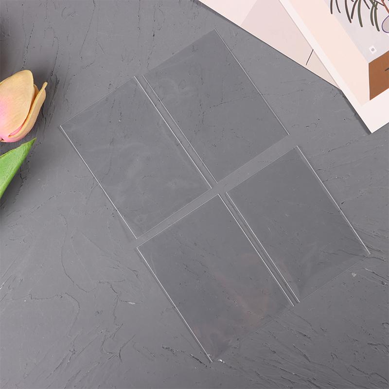 Tay Áo Thẻ Hàn Quốc, 50 Cái, Trong Suốt, Không Axit, CPP CỨNG, 3 Inch, Bảo Vệ Holográfic Photocard, Thích Hợp Cho Album Và Đóng Gáy Tấm Phim 8