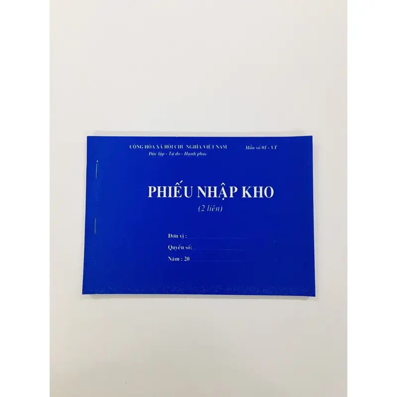 Phiếu nhập kho/ xuất kho 2 liên A5 - loại đẹp 1