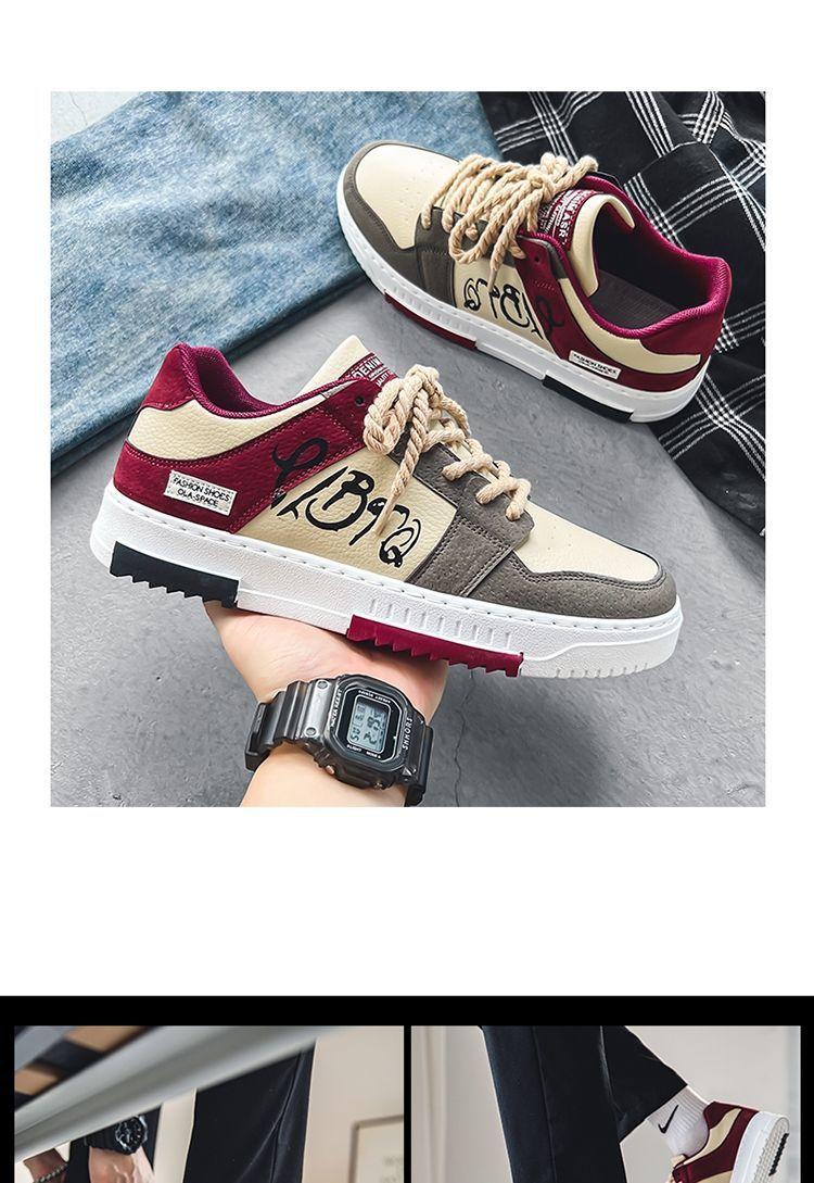 Product Introduction of Men's Shoes Autumn New Student Trend All Competition Sports Shoes Water Design Special Summer Korean Casual Sneakers 16