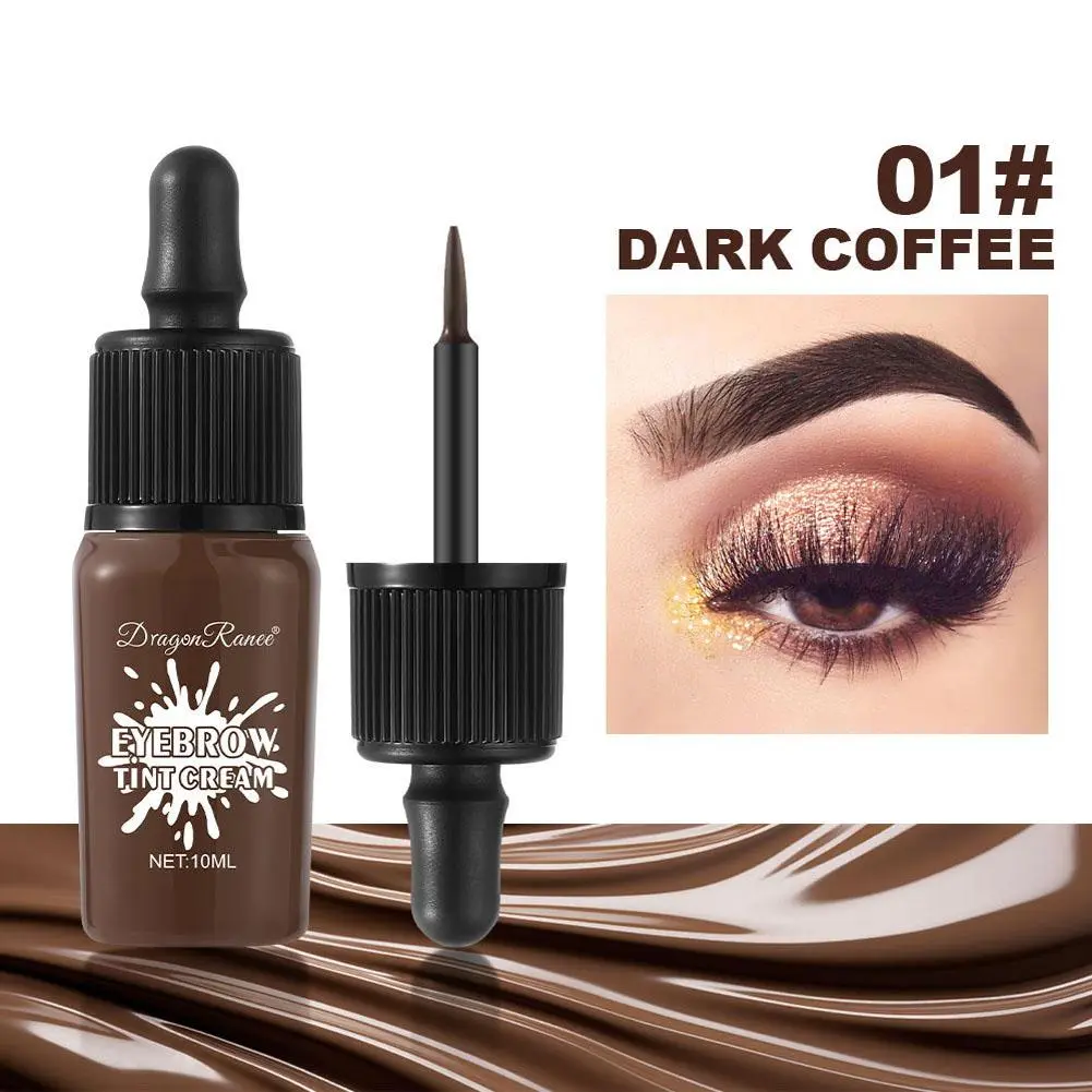 Long Lasting Tattoo Eyebrow Gel Tint Waterproof Peel Off Dye Eyebrow Eye Cosmetics Eyebrow Cream 3 Colors