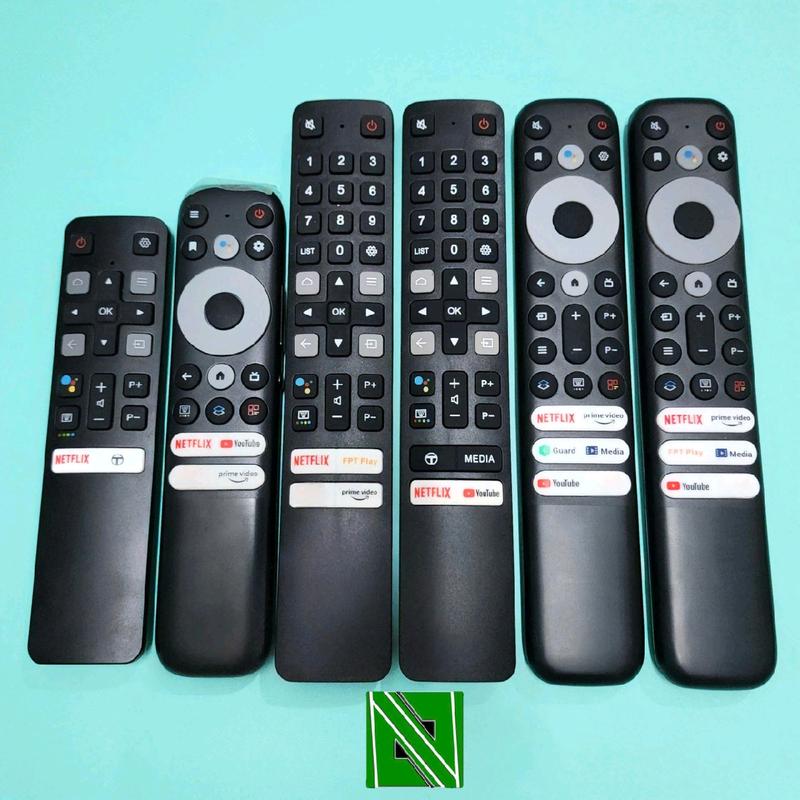 Remote - điều khiển T.c.l GIỌNG NÓI tặng kèm pin Điều Khiển Tivi