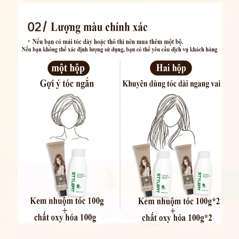 Màu sắc trong một bước，STYLE FIT（200ML）Thuốc Nhuộm Tóc,nâu xám hạt dẻ,có mùi thơm，chiết xuất thực vật tự nhiên，Nhuộm dễ dàng tại nhà，sáp đổi màu tóc 7
