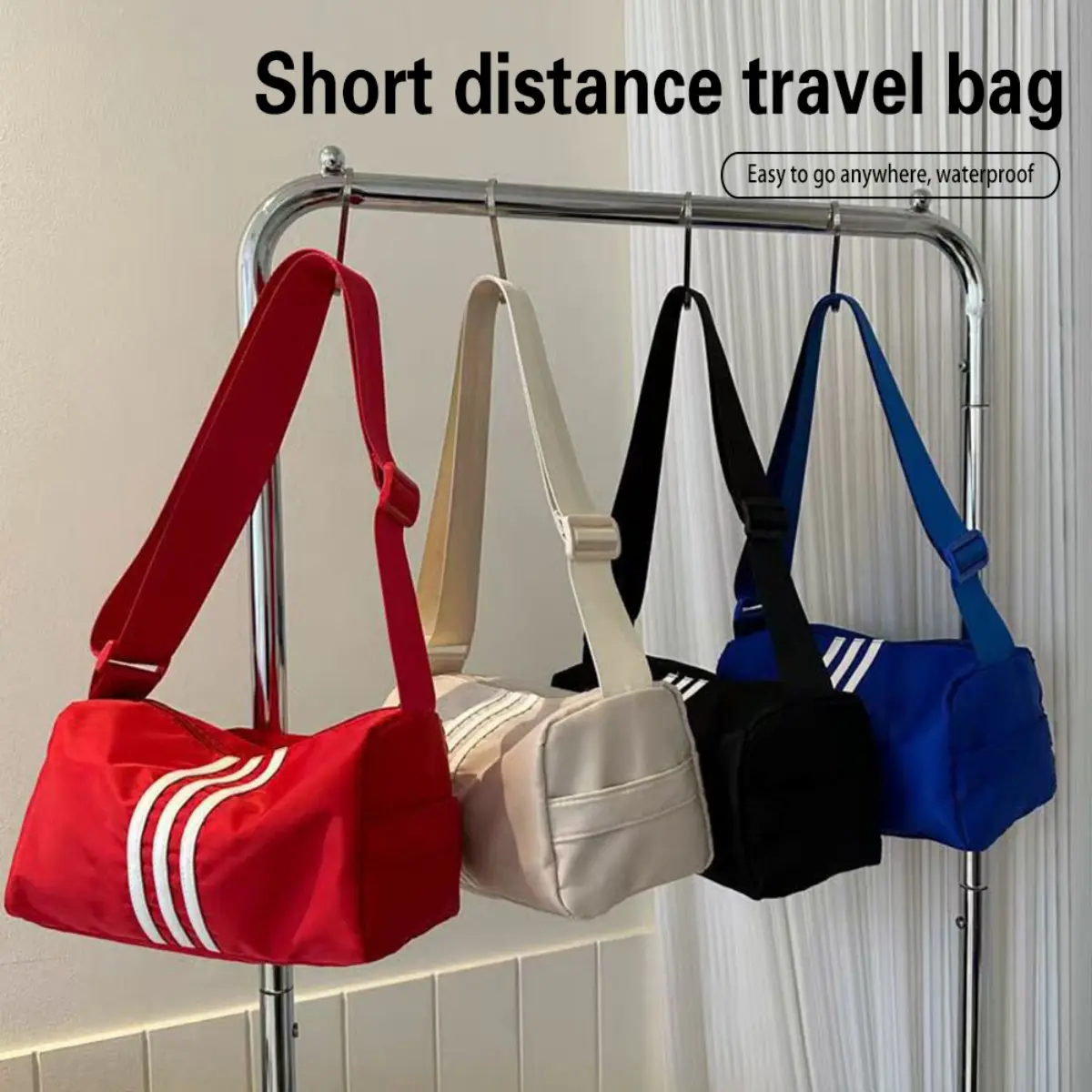 Compact Sling Backpack, Lightweight Crossbody Daypack, Water-Resistant Nylon Sling Bag for Men Small Nylon Crossbody Lightweight Daypack  main image 4