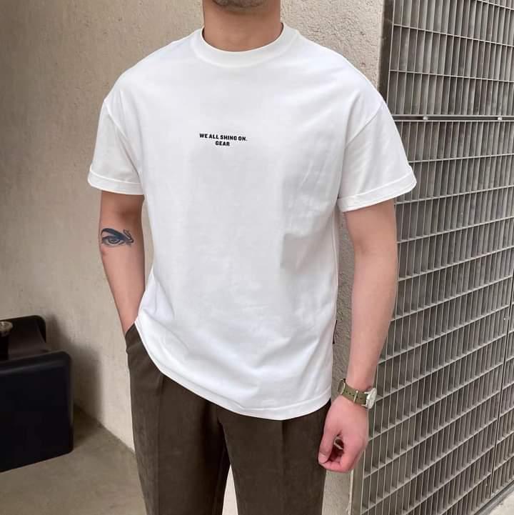[size to 35-130kg] Áo thun unisex vải cotton co giản bốn chiều, hình in bền,giặc không ra màu ,mặc cực bền 3