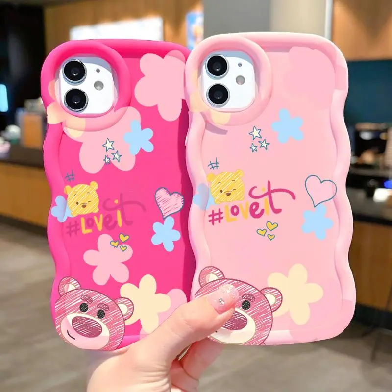 Casing Hp Tecno Pop 8 SPARK 10 PRO SPARK 20 PRO PLUS Spark 20 Spark 20C Spark Go 2024 Casing Girly Strawberry Bear Soft Bumper Casing Terbaru Ponsel Silicone 0