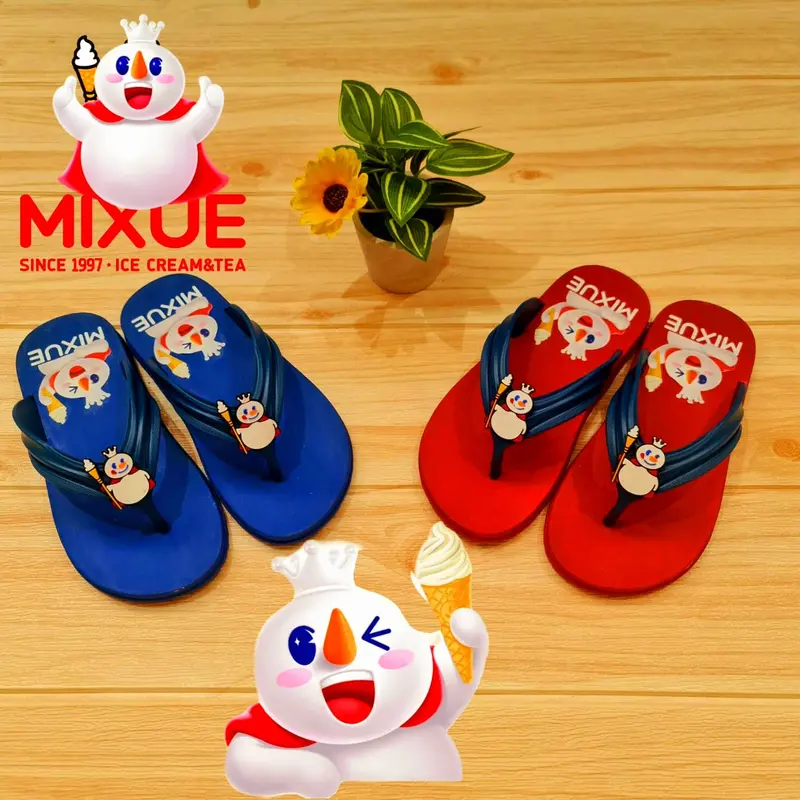 SANDAL JEPIT KARET ANAK LAKI KEKINIAN MIXUE 0