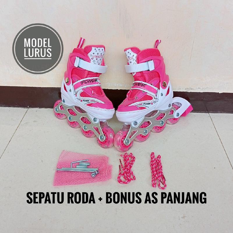 Sepatu roda anak dan dewasa merk power free as panjang - Shop | Tokopedia