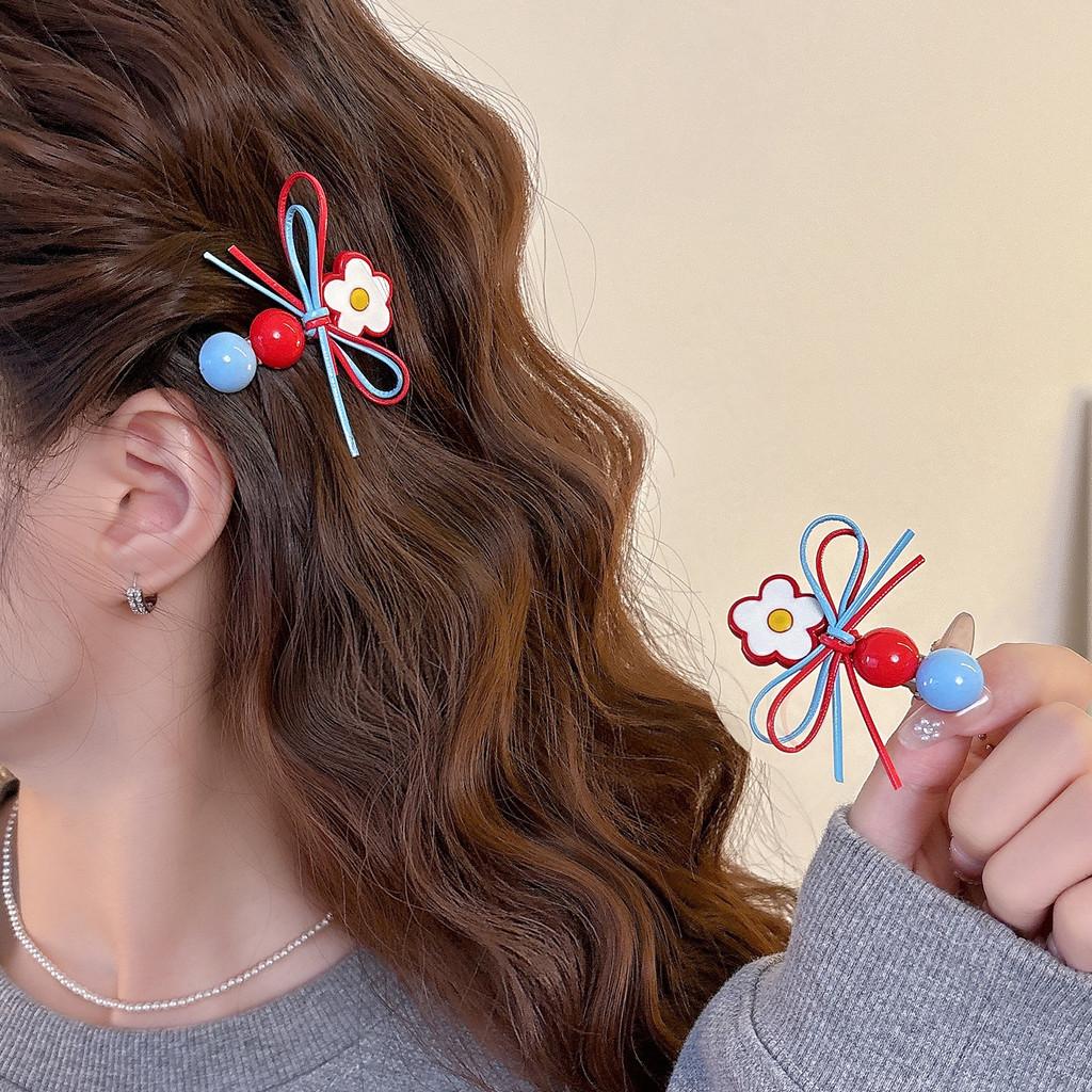KYUBE - 2PCS JEPIT RAMBUT PITA BUNGA KOREA LUCU / JEPIT RAMBUT FASHION KEKINIAN