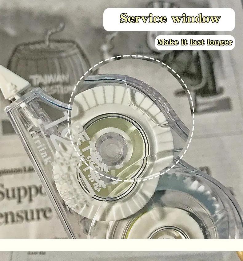 Product Introduction of Factory Manufacturing Correction Tape Set Custom School Items Correction Tape with Transparent Storage Bag 4