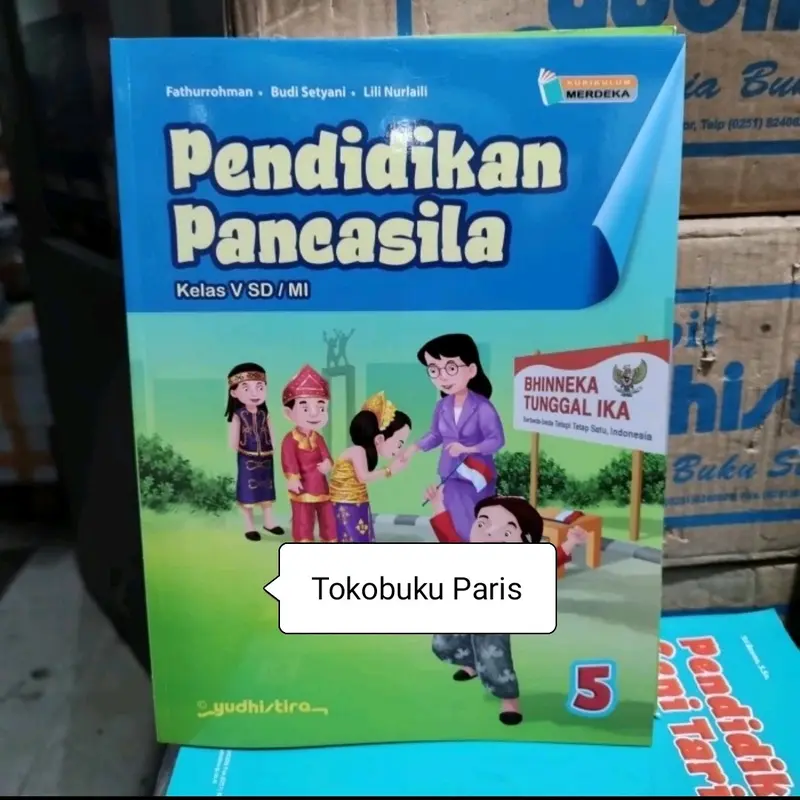 Buku Pelajaran Pendidikan Pancasila PPKN sd mi kelas 1 2 4 5 kurikulum merdeka Yudhistira 4
