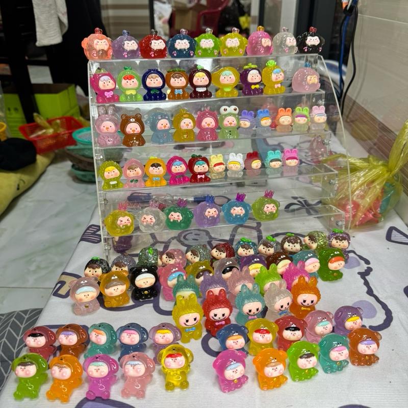 Túi mù mix lộn xộn các mẫu trong-đục-kim tuyến size to 3,5cm-4cm to đẹp