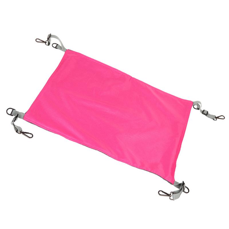 Cat Sleeping Mat Hammock Swing Refillable Cats Toys Two Sides 55*43cm Rosy 3