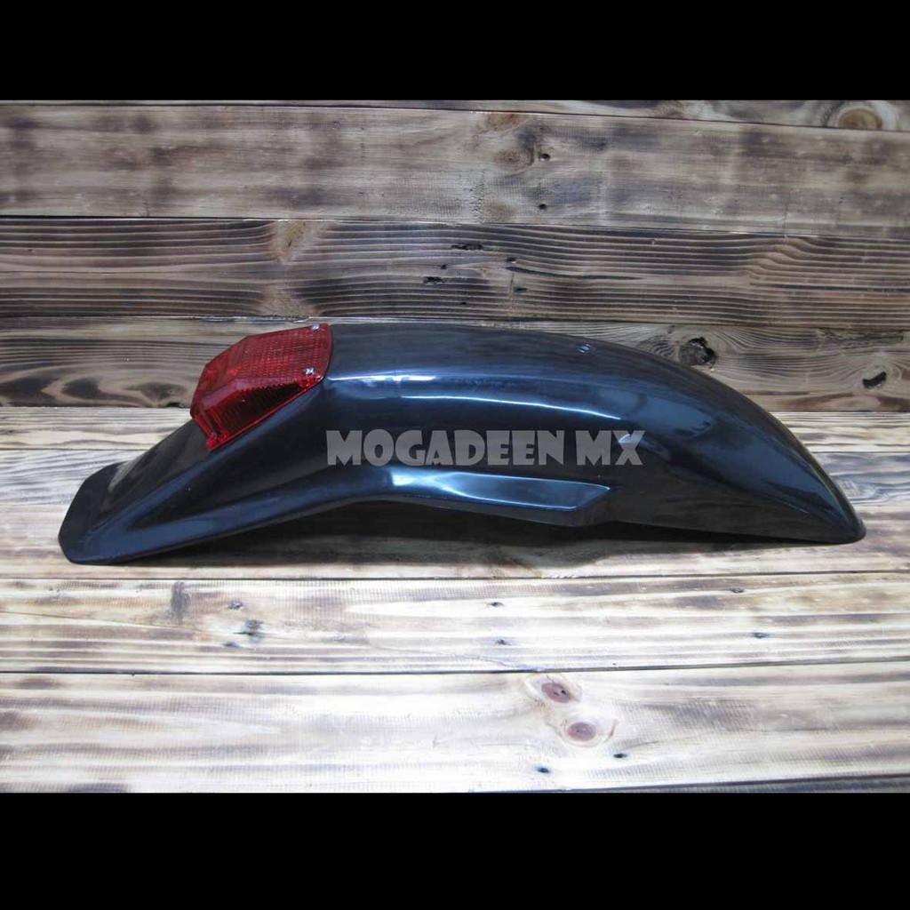Spakboard Belakang Trail Model Vintage Jadul Klasik Suzuki TS125 TS 125 HITAM *