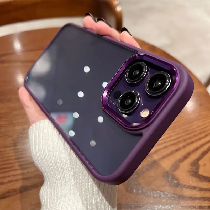 Ốp iPhone 13, Ốp Acrylic PC Cứng, Ốp Chống Sốc Silicon, Giao Hàng Tức Thì, Tương Thích Với iPhone 11, XR, 12pro, 6, 7, 8 Plus, 14, X & XS, 15PROMA 1