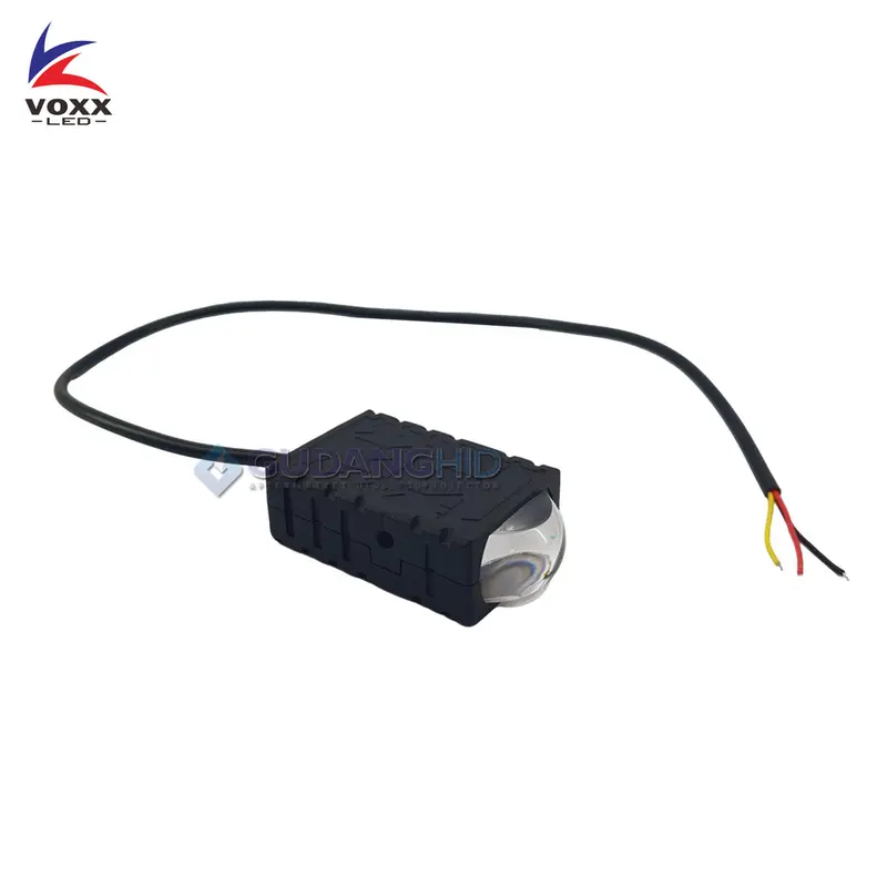 VOXX D34 Lampu LED Tembak Sorot Grill Mobil Motor D2 Slim Mini Laser Gun Kotak 16W 80V 2