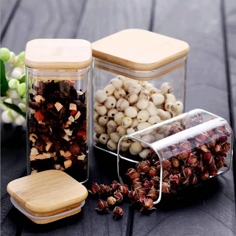 Toples Kaca Penyimpanan Makanan Borosilicate Glass Storage Jar 1250 ml 4