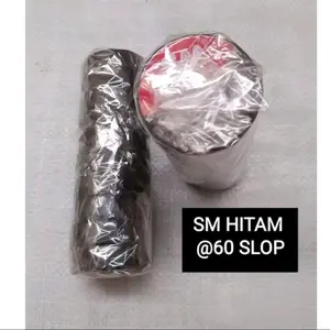 SH 10 psc isolasi listrik warna hitam murah meriah perslop isi 10pc solasi hitam