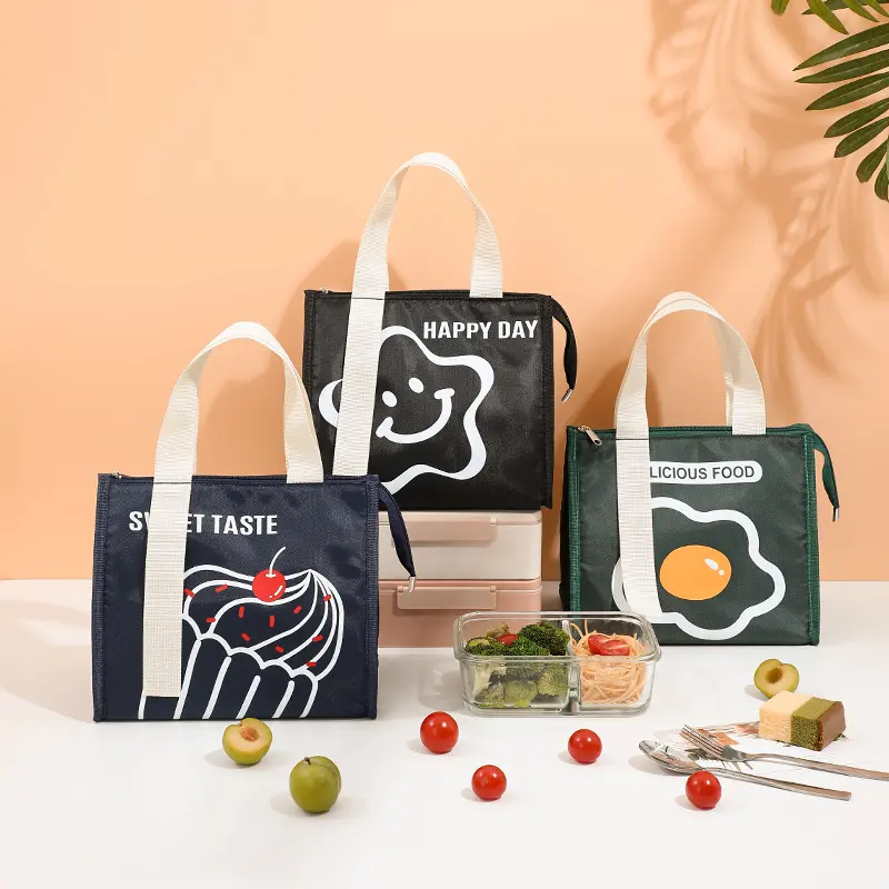 [COD] ZAVANESE TAS KOTAK BEKAL MAKANAN / LUNCH BAG KARAKTER DAN POLOS - 098 7