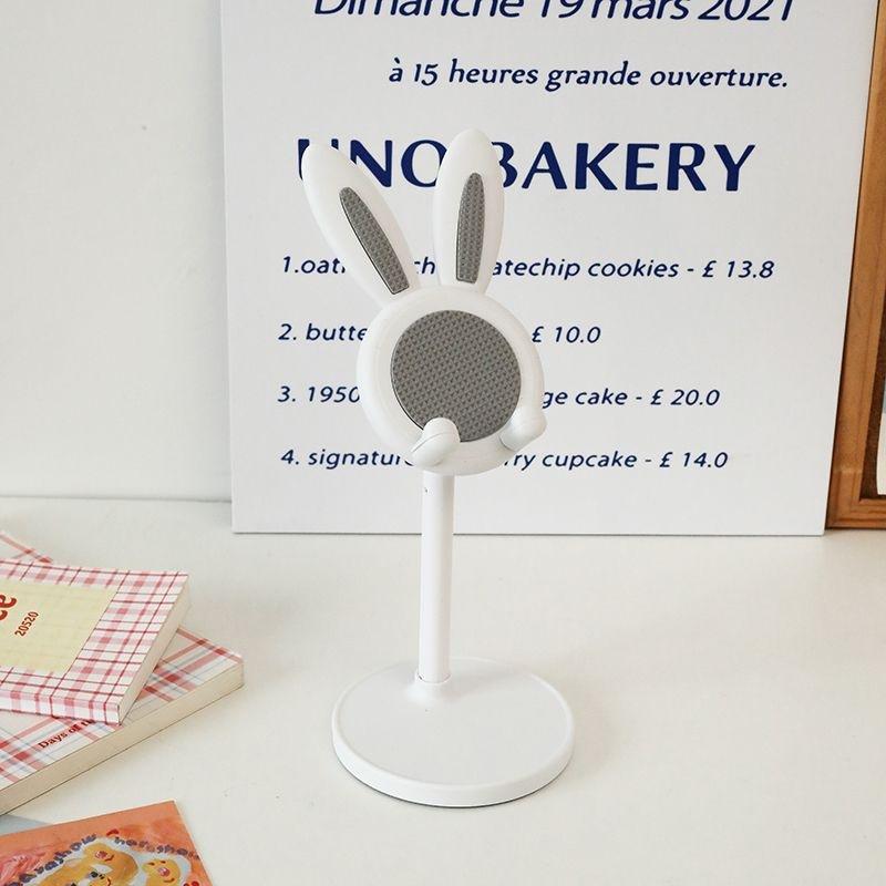 Giá đỡ điện thoại để bàn hình TAI THỎ, kệ đỡ điện thoại ipad dễ điều chỉnh