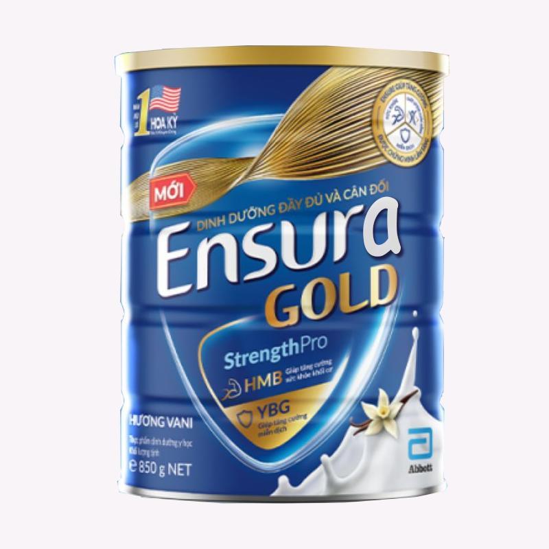 [Date 2026] Sữa bột Abbott Ensure Gold Vani 800gr  Canxi 0