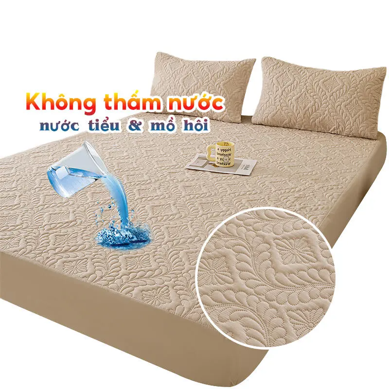 Vỏ Gối In Hình, Dày Và Thoáng Khí, 100% Chống Thấm Nước, Chất Liệu Abraca Dabra, Chống Dầu, Có Kích Thước M9, 1M2, 1m5, 1m8
