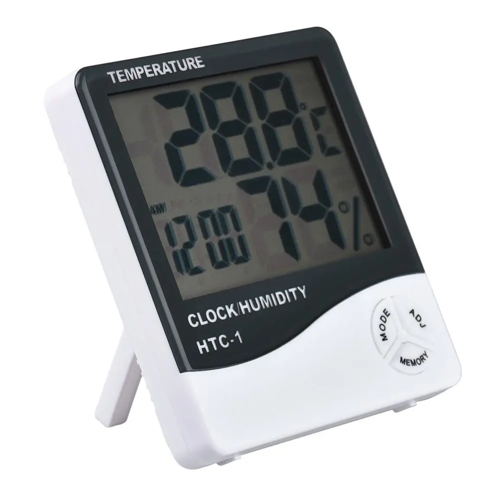 1Pc LCD Electronic Digital Temperature Humidity Meter for Home Mini Room Thermometer Temperature