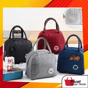 BISA COD T5501 Tas Bekal / Tas Travel Tempat Bekal / Tas Makanan Sekolah Bahan 2 Lapis